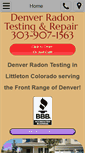 Mobile Screenshot of denverradontesting.com